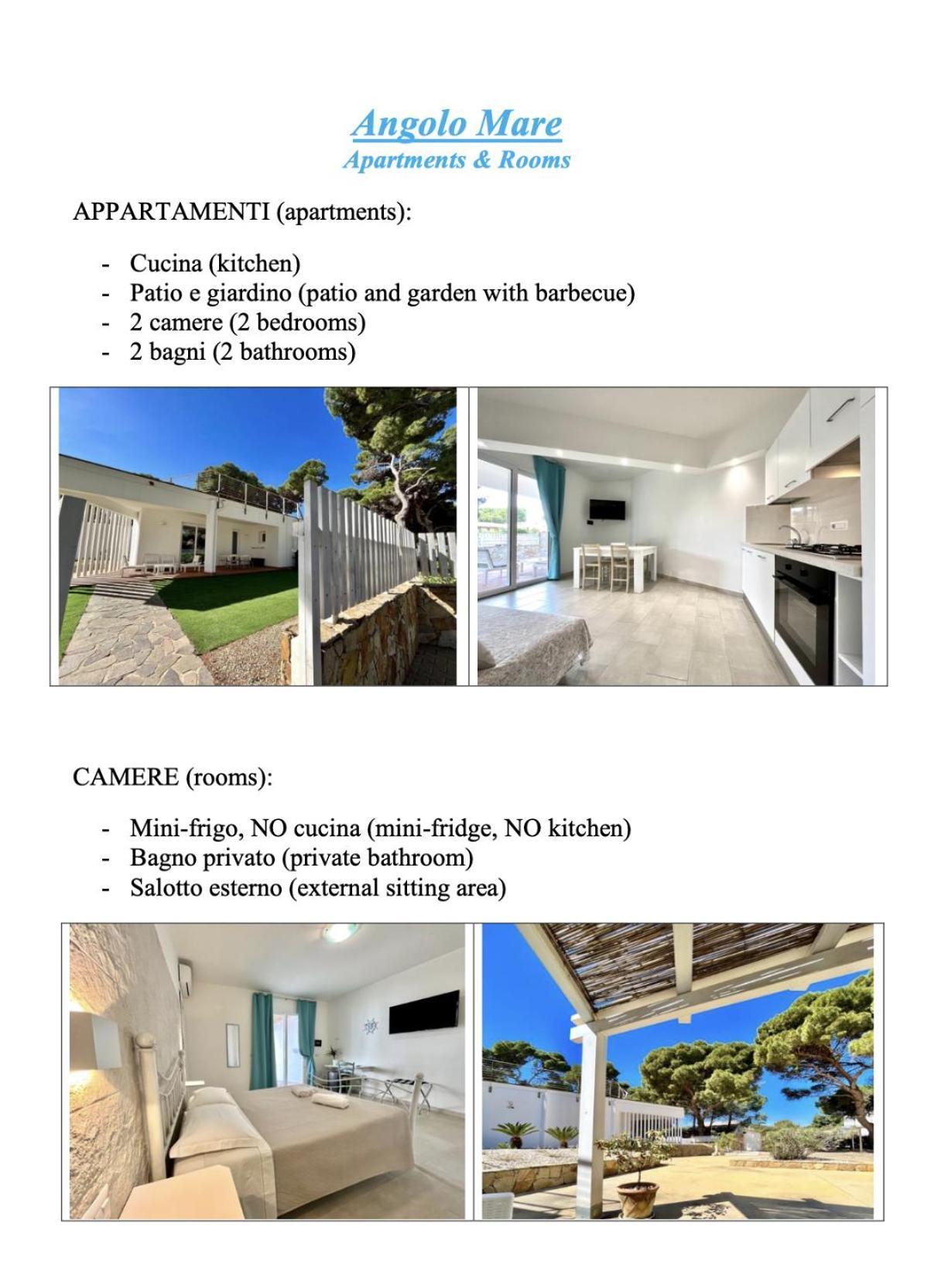Angolo Mare Apartments & Rooms Porto Pino Ngoại thất bức ảnh